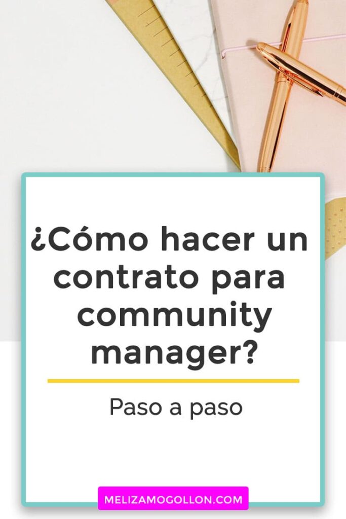 contrato community manager