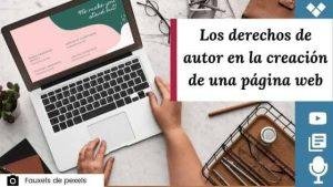 Los derechos de autor de una página web