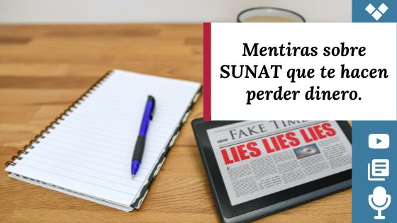 mentiras sobre SUNAT