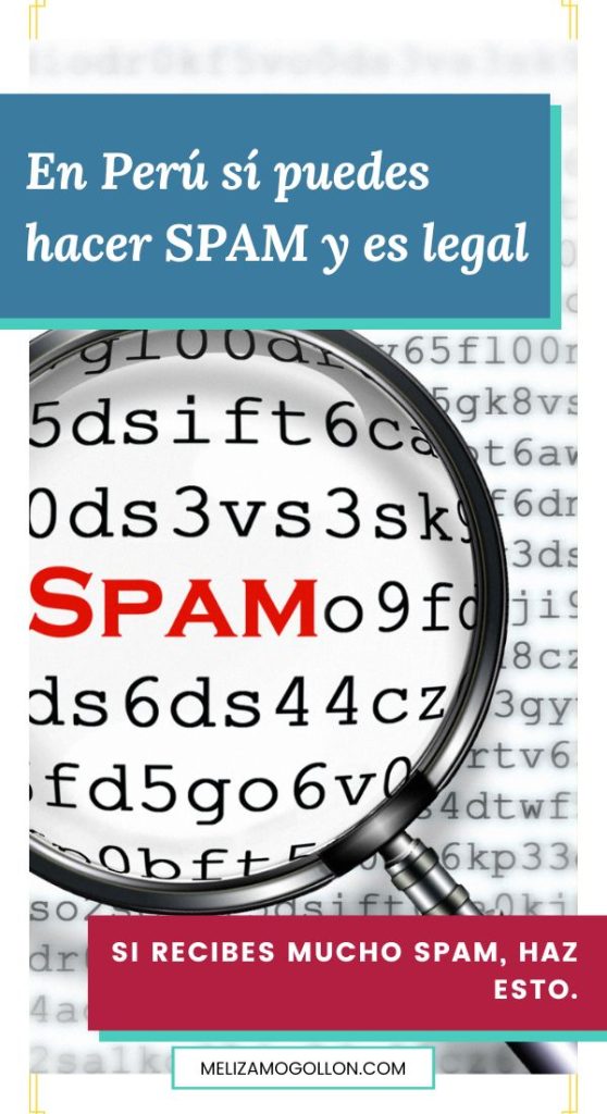 puedes hacer spam